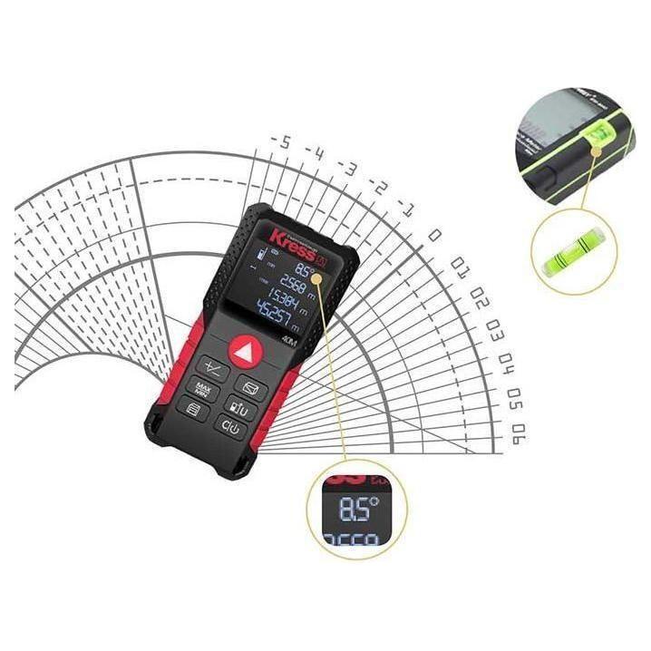 Kress Laser Distance Measure / Digital Rangefinder - Goldpeak Tools PH Kress Kress Laser Distance Measure / Digital Rangefinder - Goldpeak Tools PH Kress